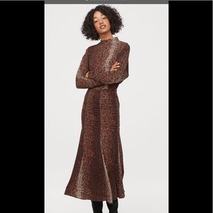 H&M BROWN/PATTERNED maxi Dress